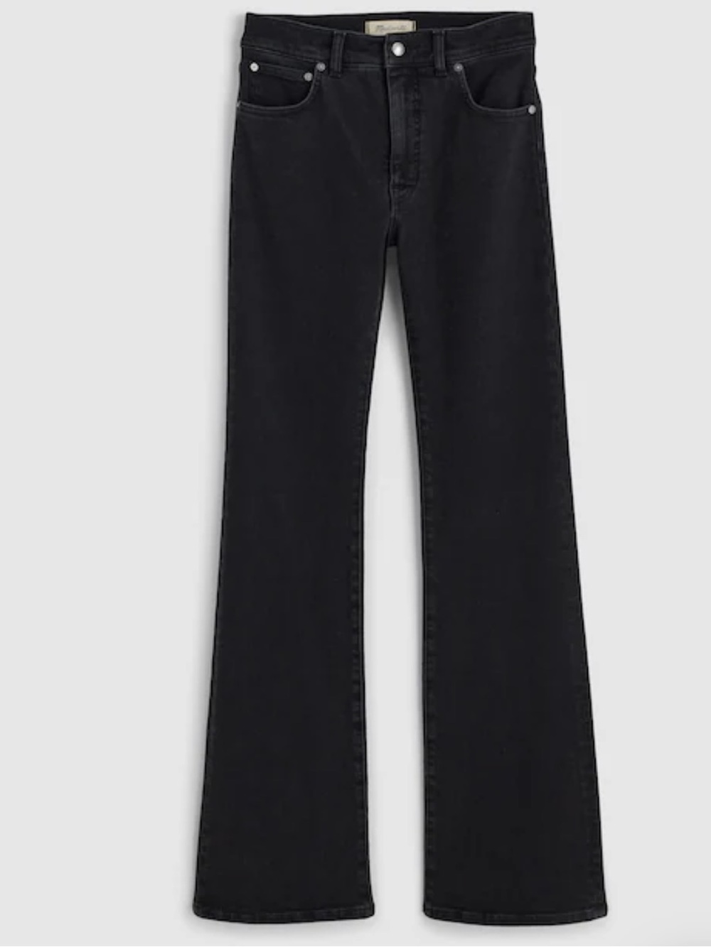 Madewell perfect vintage flare jeans 28 black frost